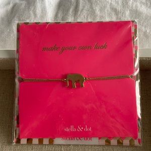 Stella & Dot Elephant Wishing Bracelet